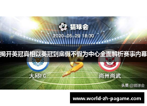 揭开英冠真相以英冠到底假不假为中心全面解析赛事内幕