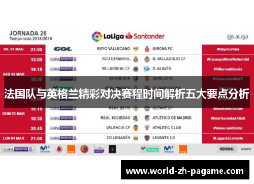 法国队与英格兰精彩对决赛程时间解析五大要点分析